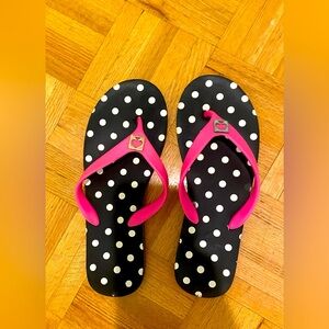 Kate Spade ♠️ Polka Dot Flip Flops